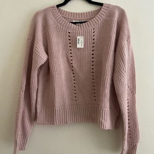 Aeropostale pink knit sweater